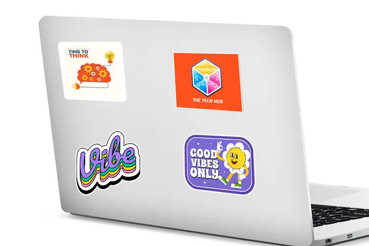 Custom Matte Laminated Stickers | High-Quality Printing - Printo